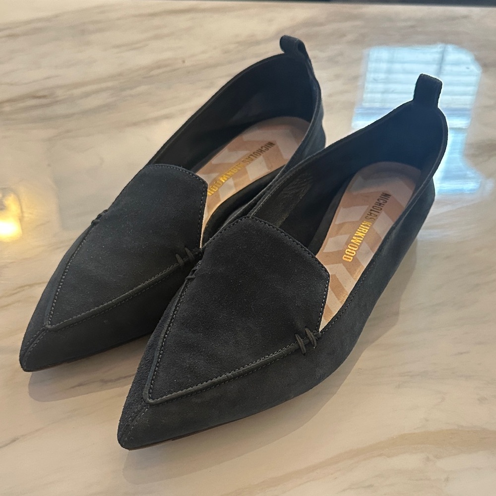 Nicholas Kirkwood Beya Loafers grey suede